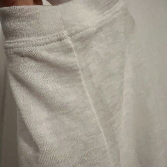 Athleta White Sleeveless Breezy Tank Sz 3X (22–24) Curvy Plus Workout Athlesiure - Picture 6 of 9